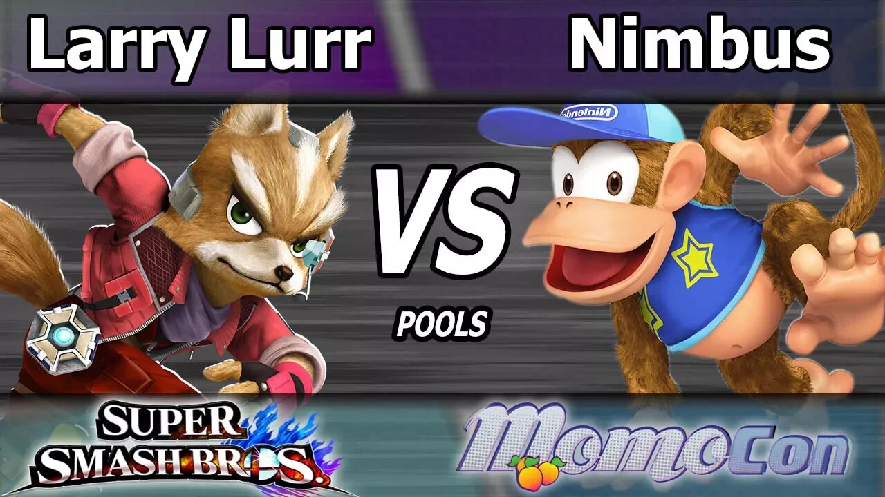 MSF|Larry Lurr (Fox) vs. PH Nimbus (Diddy Kong) - Wii U Pools - Momocon 2017