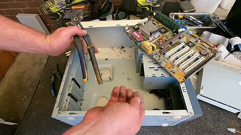 Scrap Session with Old School PC's