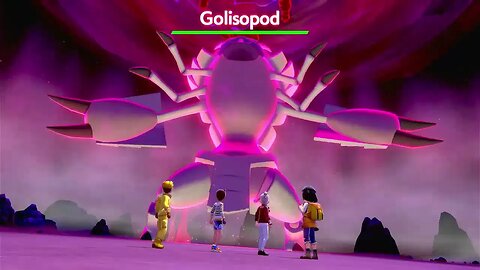 Pokémon Sword - Battling Dynamax Golisopod (2)