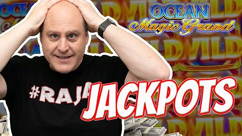 🐬 Multiple Jackpots Caught Playing Ocean Magic Grand 🐢 $100 Max Bet Slot Action Wins!