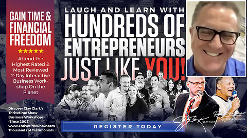 Tim Redmond | "Clay Clark, I Am A Man That Is Grateful That Is Grateful Because of You & For You. You Have Had An Amazing Impact On My Life. My Life Is Different Because Of You. I Have Doubled Ever Year Since Working With You." - Tim Redmond