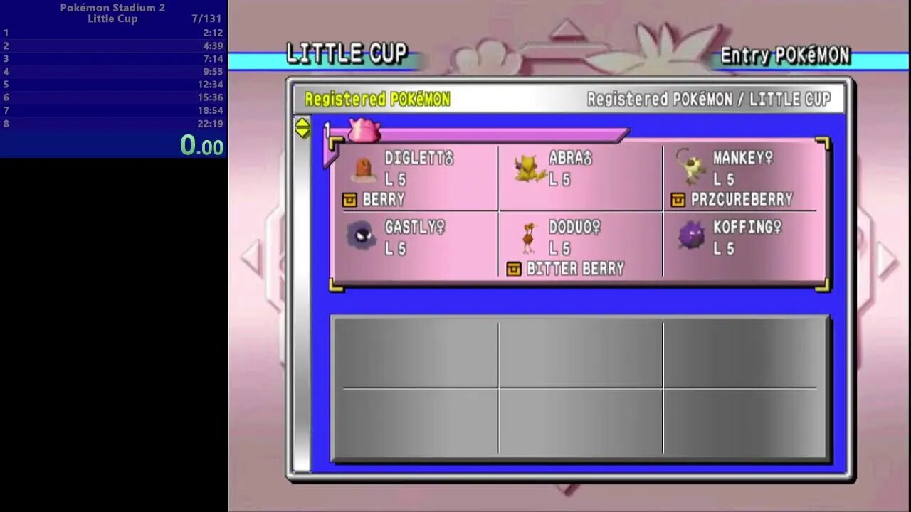 Pokemon Stadium 2 GLC Round 1 Stuff Plus More
