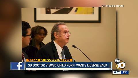 Former San Diego Kaiser doctor caught watching child porn at work tries to get his license back
