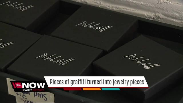 Detroit jewelry designer uses graffiti, employs homeless women