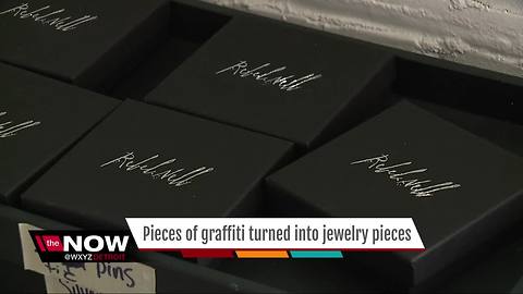 Detroit jewelry designer uses graffiti, employs homeless women