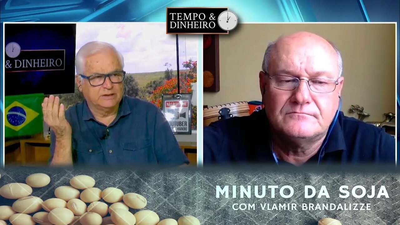 Colheita pressionando Soja no Brasil.