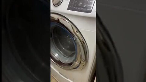 Samsung front load washer making load noise & not spinning fully