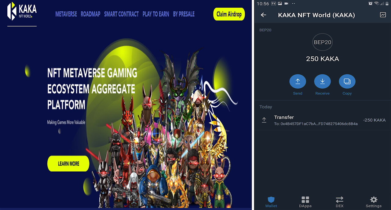 How to Claim 250 KAKA Token in trust wallet | Airdrop 2021