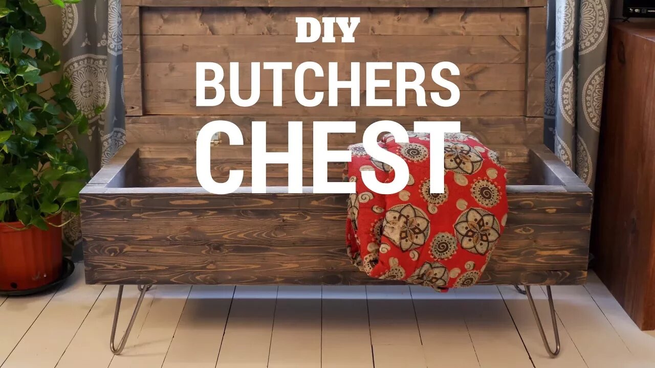 DIY Butchers Memory Chest