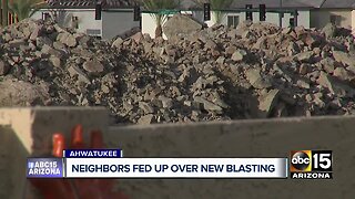 Neighbors fed up over new blasting in Ahwatukee