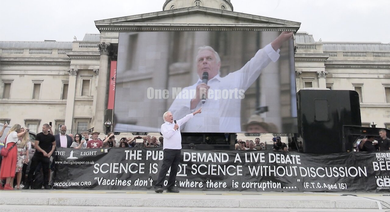 David Icke FULL SPEECH in Trafalgar Square