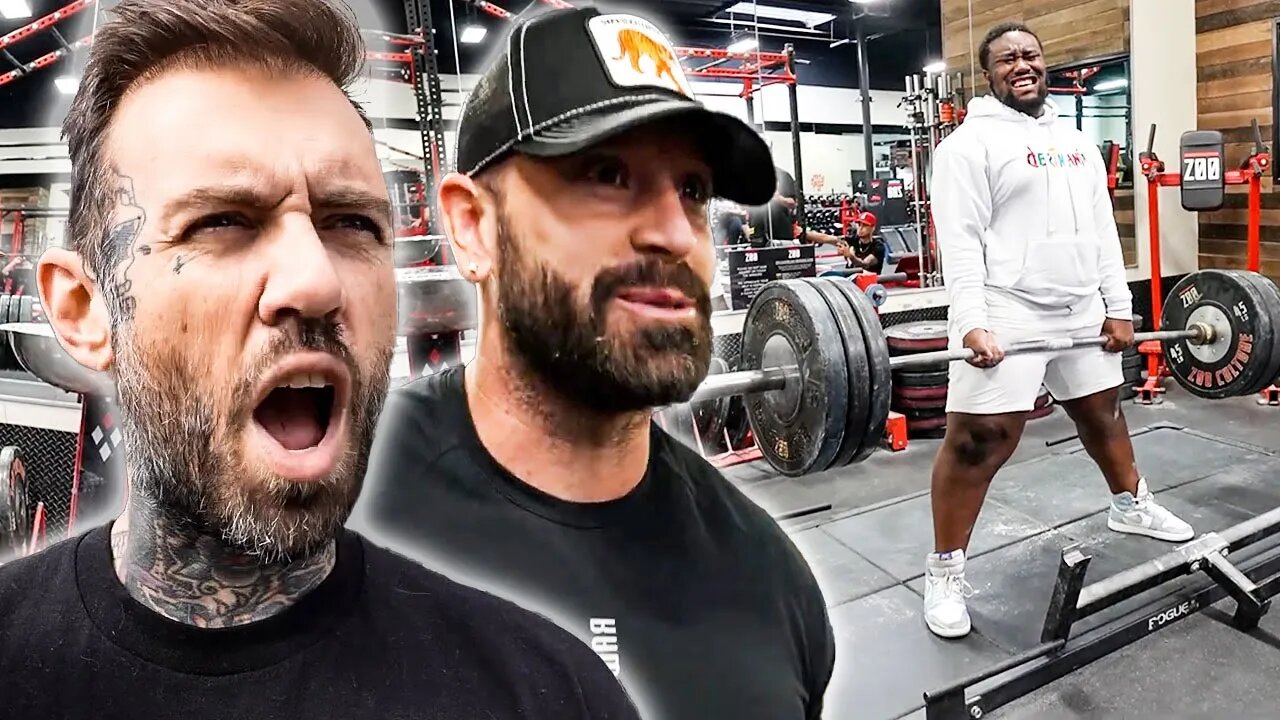 Adam, Flakko & Blazzy Pump Iron with Bradley Martyn!