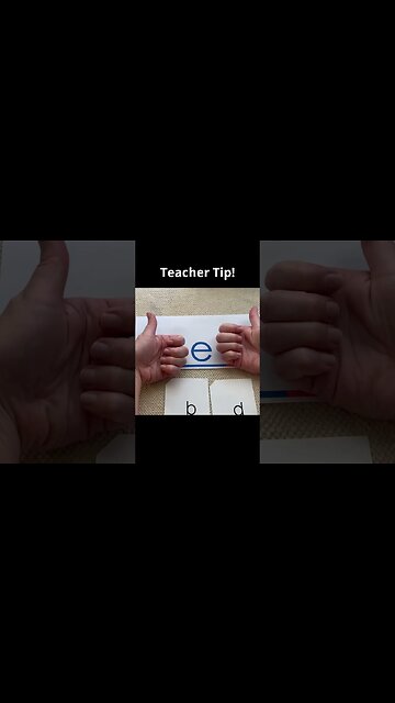 How To Teach The Difference Between /b/ and /d/