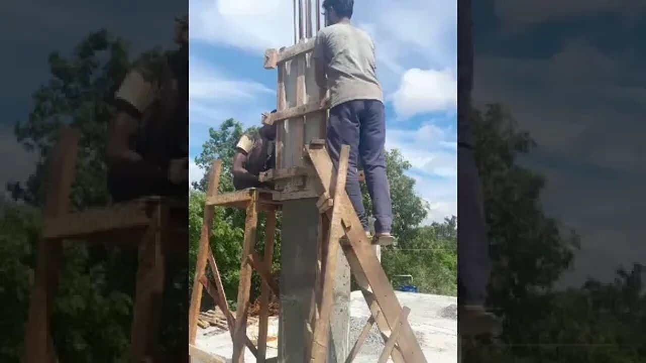 Concrete shuttering work at Tiruppur #viral #shorts #buildingconstruction