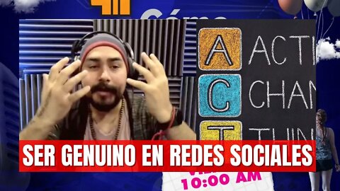 Ser genuino en redes
