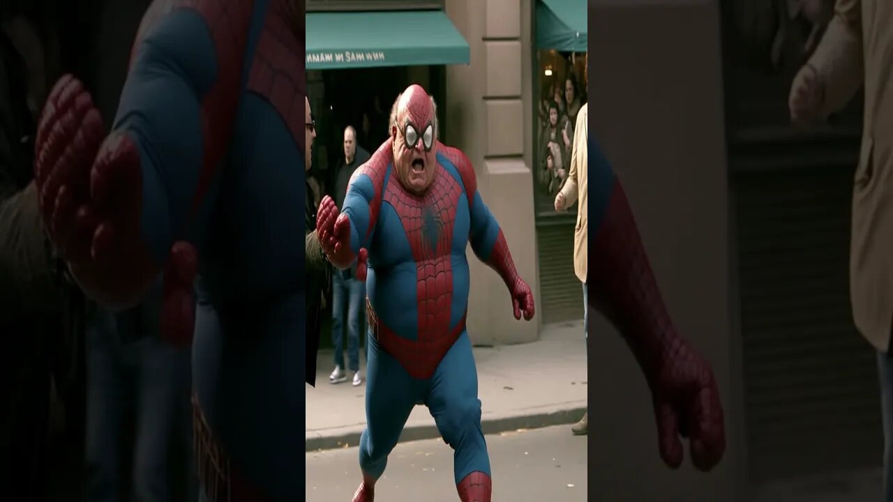 Danny Devito as Spider-Man Ai Art #shorts