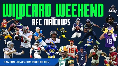 NFL AFC Wildcard Weekend Matchups
