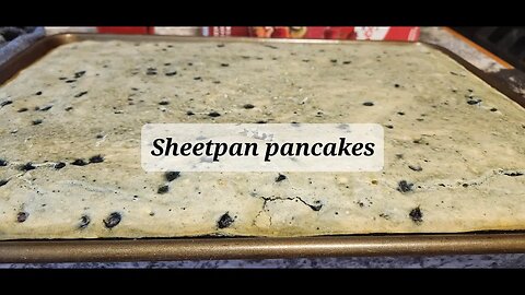 Sheetpan pancakes #pancakes @LittleVillageHomestead