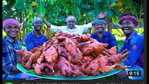 FULL CHICKEN FRY | Yummy Fried Chicken Recipe Cooking in Village | Healthy Country Chicken Recipes