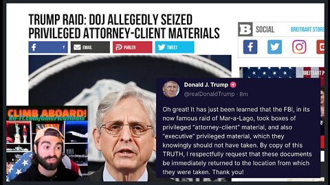 DOJ Is Throwing The Case Against President Trump, Knowing They Have NOTHING!