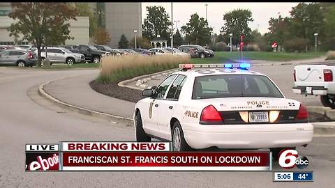 Lockdown at Franciscan Health South Hospital lifted