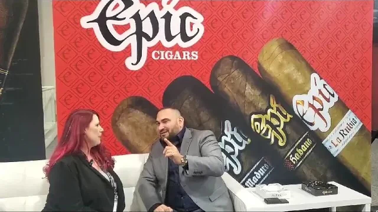 Ash Red sits down with Pauly of Epic Cigars Cigars at PCA 2023