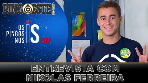 Entrevista de NIKOLAS FERREIRA após recuperar redes sociais.