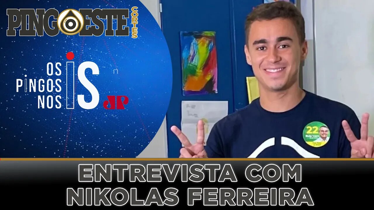 Entrevista de NIKOLAS FERREIRA após recuperar redes sociais.