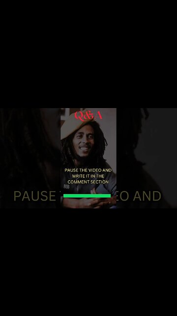 #1 Bob Marley Q&A #bobmarley #music #love #reggae #tbt #viral #trending #subscribe #follow