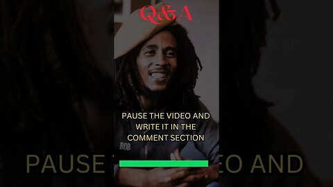 #1 Bob Marley Q&A #bobmarley #music #love #reggae #tbt #viral #trending #subscribe #follow