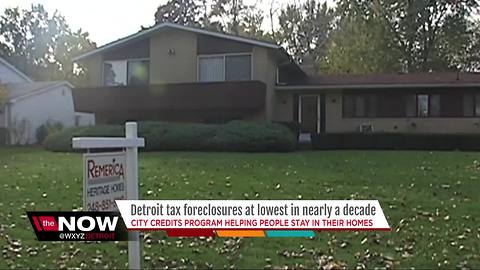 Detroit tax foreclosures at lowest level in nearly a decade