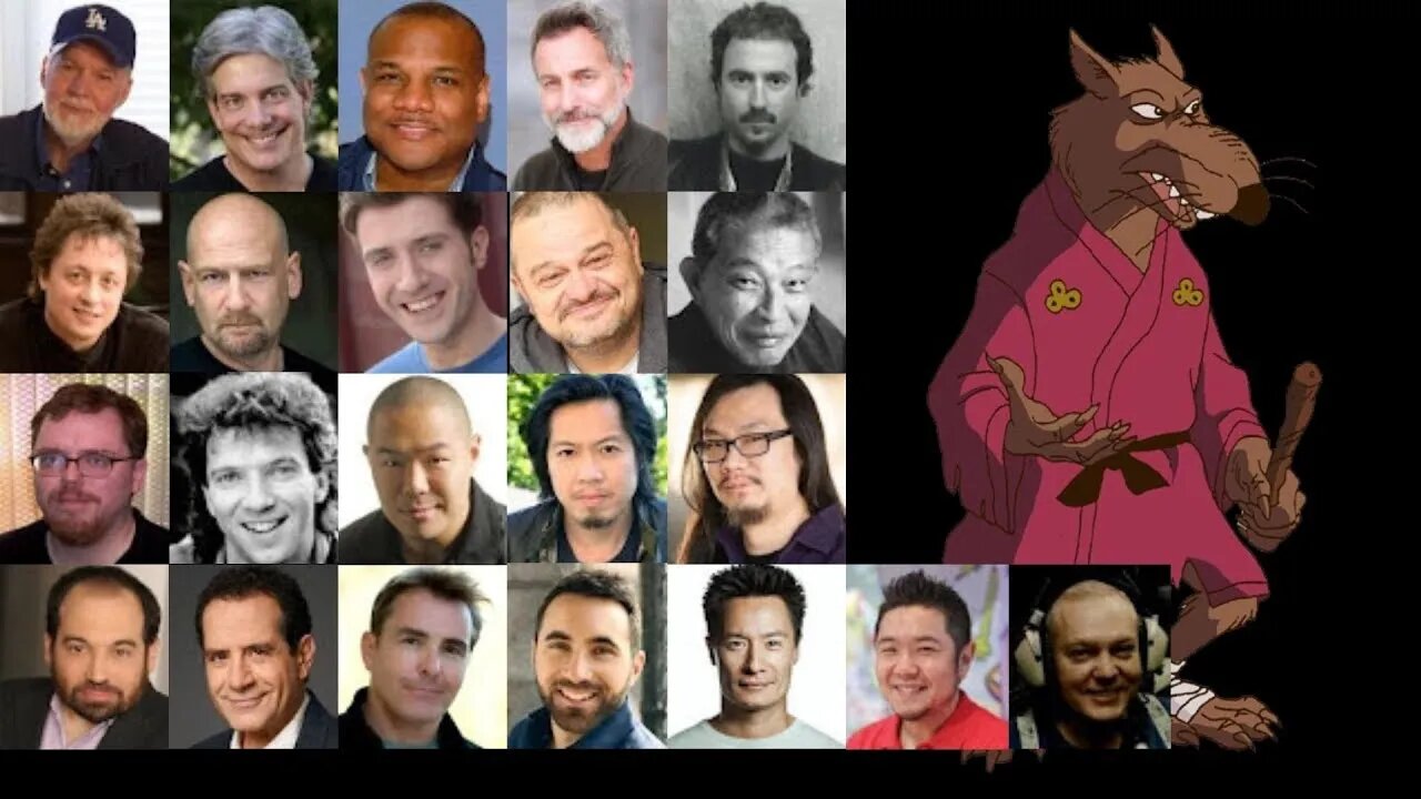 Animated Voice Comparison- Splinter (TMNT)
