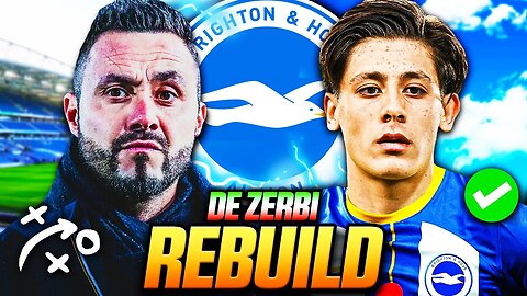 I REBUILD BRIGHTON with DE ZERBI and we made a DYNASTY… FIFA 23 Career Mode