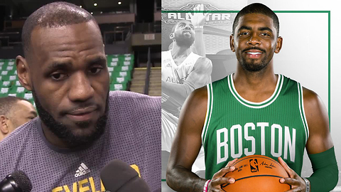 LeBron James RESPONDS to Kyrie Irving-Isaiah Thomas Trade