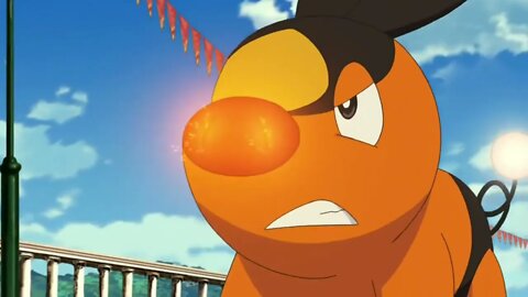 Victini Helps Tepig [Pokemon Black And White-Full HD]