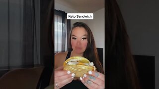 Keto Sandwich #shorts by Tiktok @hannahrussell_lowcarbmom