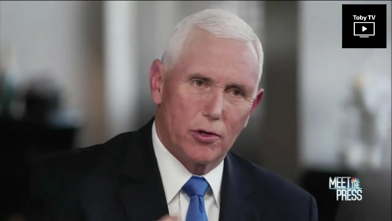 Mike Pence Triggers Gay Chuck Todd by Mentioning Hillary's Emails & Hunter's Laptop