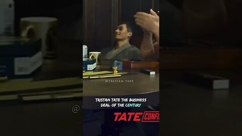 Tristan Tate The Business Deal Of The Century #Shorts