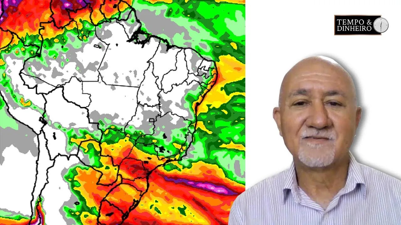 Alerta de Chuvas e Ventos Fortes no Sul e Possibilidade de Chuvas em São Paulo no Final de Semana