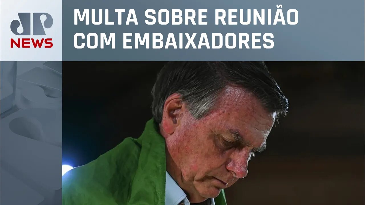 Defesa de Bolsonaro pede ao STF anulação de R$ 25 mil em multas