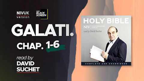 Sleep with God's Word: Read by Sir David Suchet | Galatians with Black Screen Edition