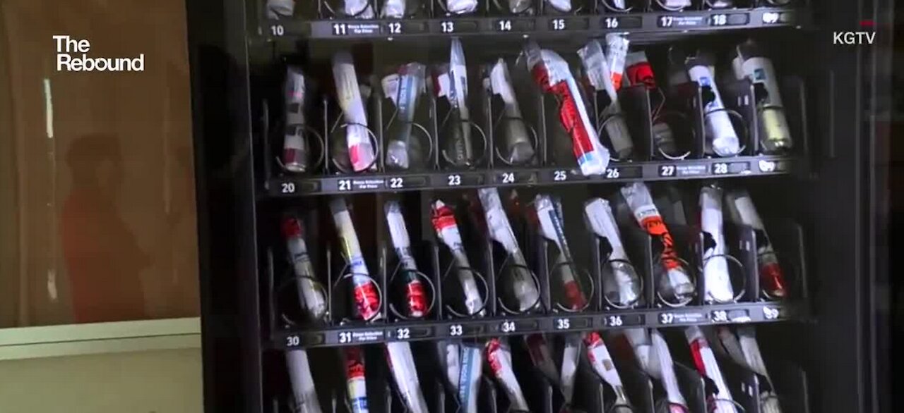 First-of-their-kind COVID test vending machines in San Diego