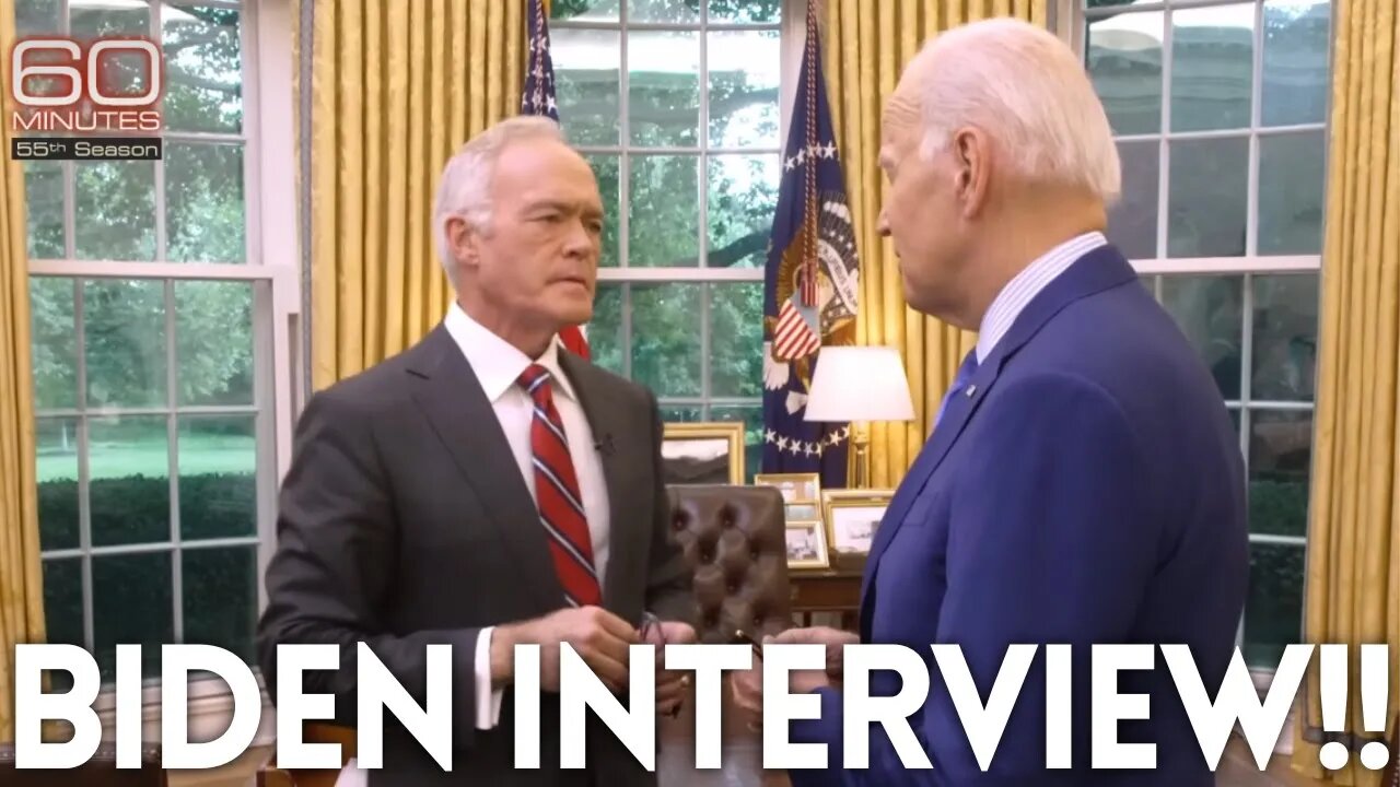 REACTING TO RARE BIDEN INTERVIEW W/ 60 MINUTES