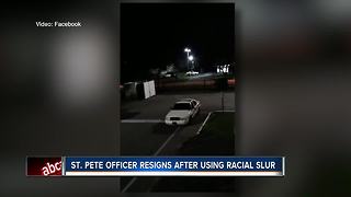 St. Pete officer resigns after caught on video using racial slur, police say