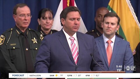 Gov. DeSantis unveils bill creating new offenses, penalties for 'violent or disorderly assemblies'