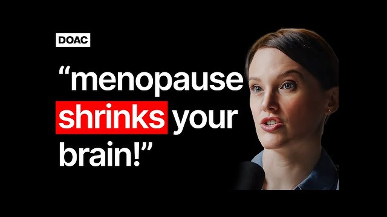 The Menopause Doctor: This Diet Delays Menopause! Menopause Is Shrinking Your Brain! Dr Lisa Mosconi