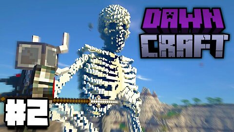 DawnCraft Souls-Like Minecraft Gameplay Walkthrough Part 2 (4K HDR) (RTX 4090) (i9 13900KF DDR5)