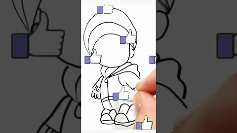 How to draw and paint Baby Mario with this Beginner's Tutorial #shorts