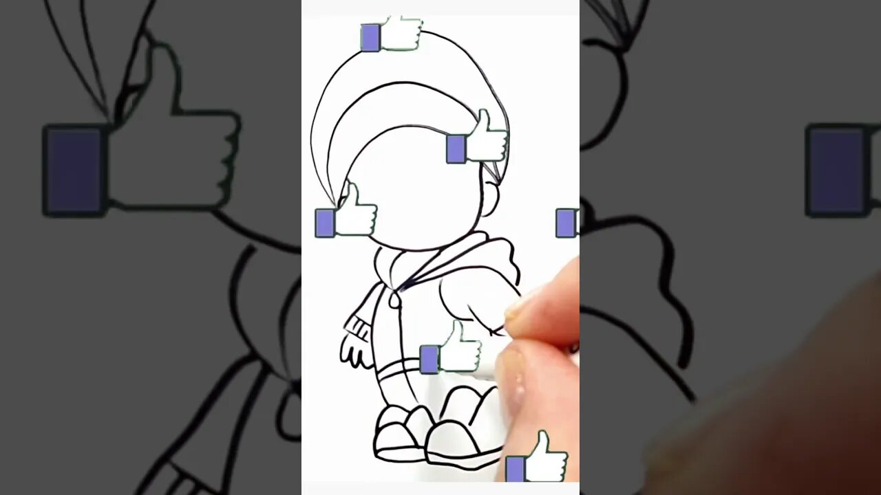 How to draw and paint Baby Mario with this Beginner's Tutorial #shorts