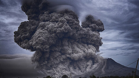 Wow! Incredible drone footage showing that this Volcano is not sleeping.
